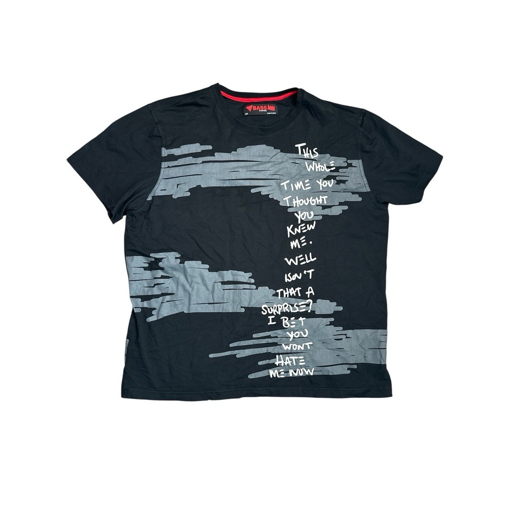 Bass By Ron Bass Double Sided Print T-Shirt 100% Cotton Size 3XL RN #141122